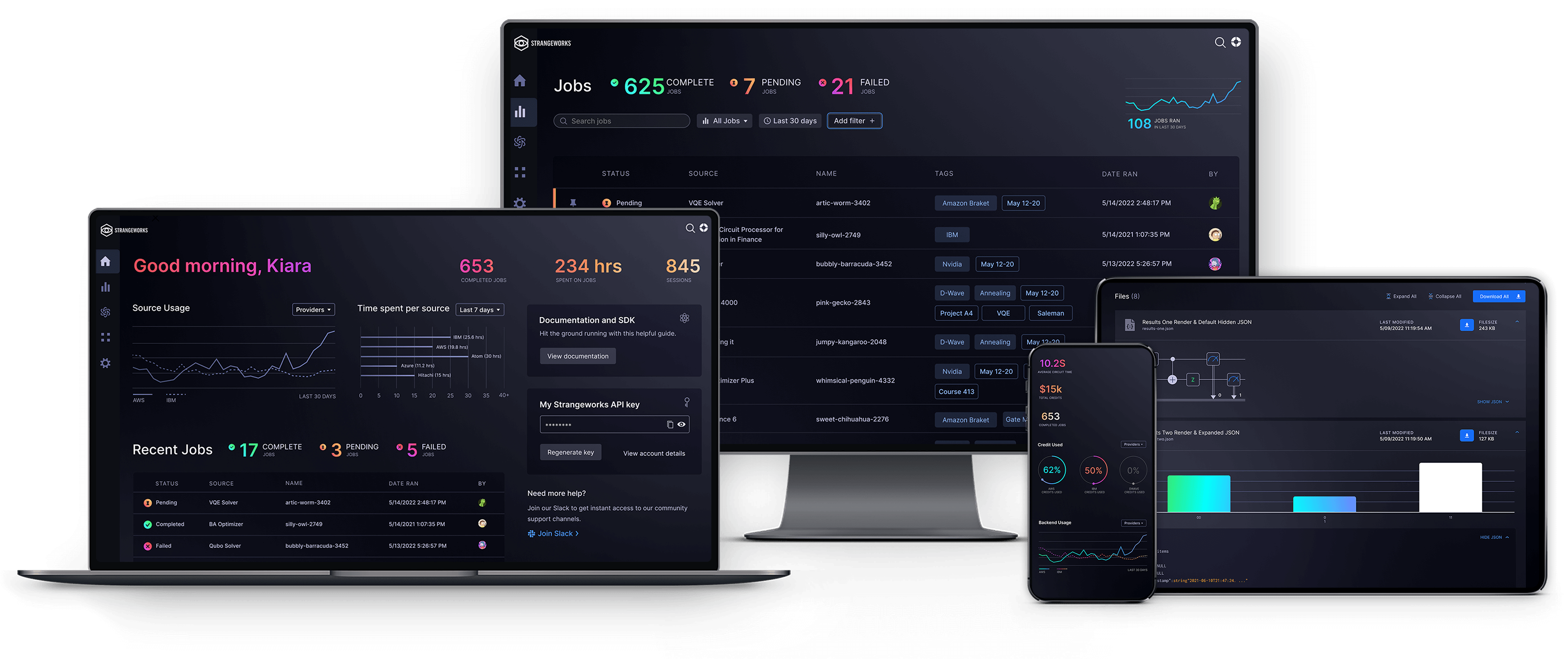 QuantX Dashboard